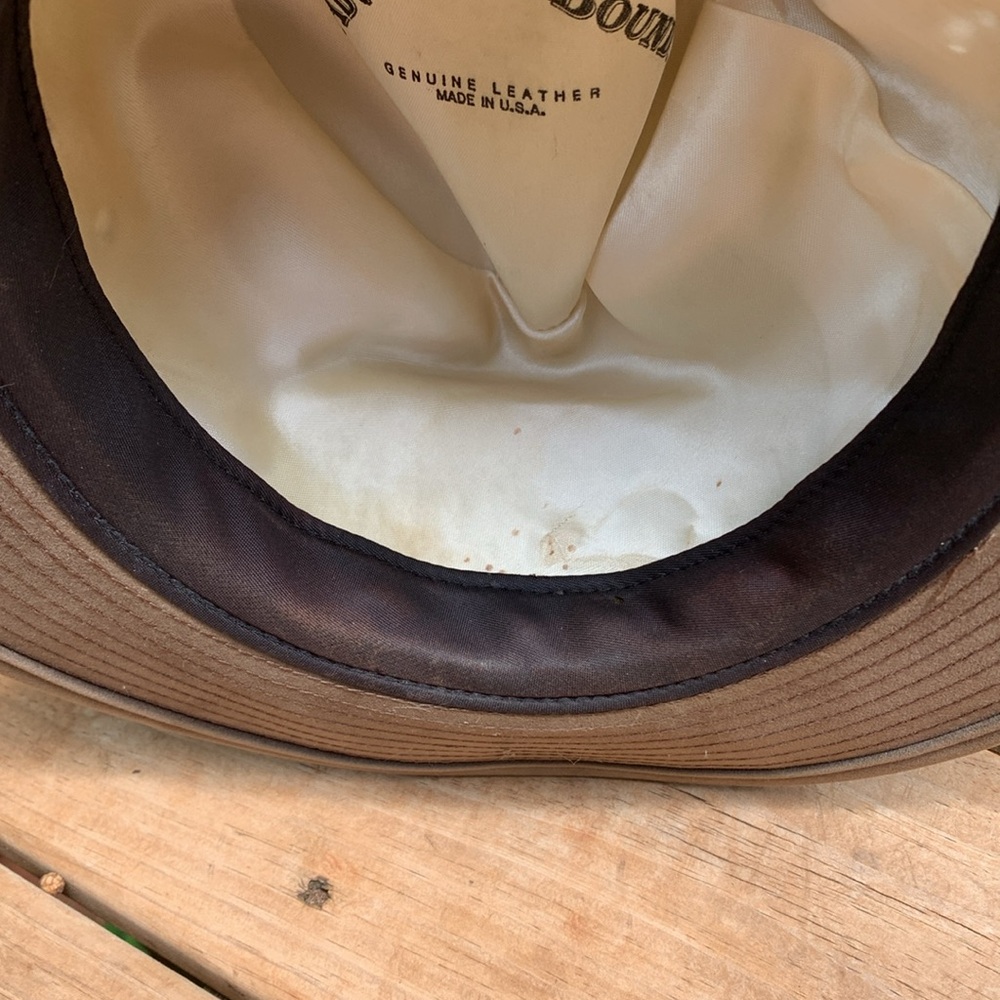 ADVENTURE BOUND BROWN LEATHER HAT XL - Picture 9 of 10